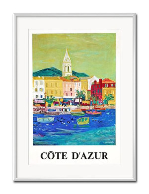 Obraz port rybacki 31x41cm