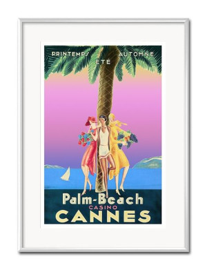 Obraz palma w Cannes 31x41cm
