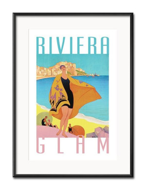 Obraz dziewczyna w bikini nad morzem 31x41cm
