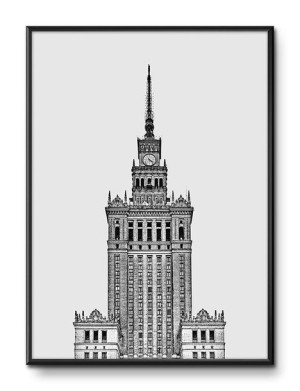 Obraz czarno-biały minimalizm 31x41cm