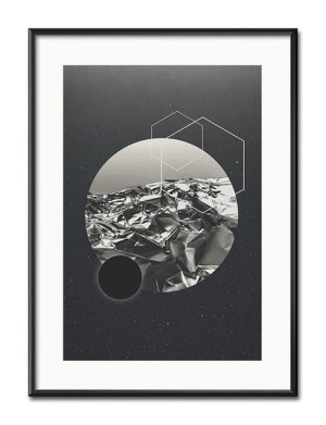 Obraz czarno-biały minimalizm 31x41cm