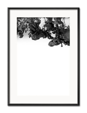 Obraz czarno-biały minimalizm 31x41cm