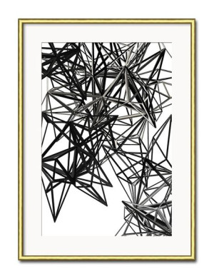 Obraz czarno-biały minimalizm 31x41cm