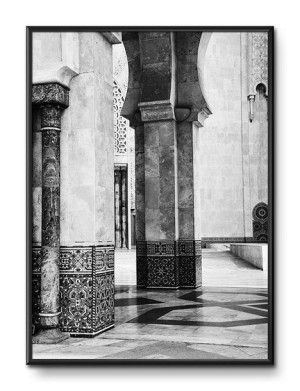 Obraz do salonu kolumny świątyni orient 31x41cm