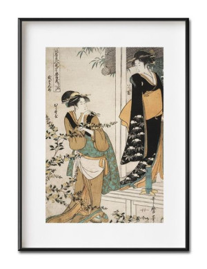 Obraz dwie Gejsze 31x41cm