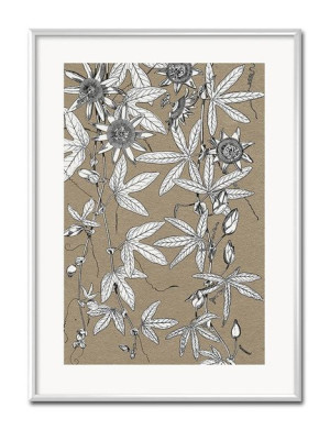 Obrazy kwiaty rysunek 31x41cm