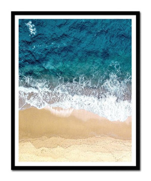 Obraz na płótnie nadmorska plaża 43x53cm