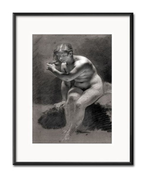 Obraz akt kobiety 21x26cm