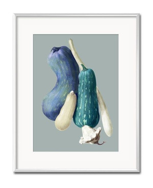 Obraz niebieskie dynie 21x26cm
