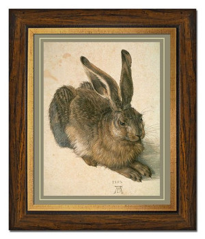 Obraz na płótnie królik 28x33cm