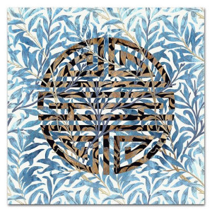 Obraz na płótnie mandala 40x40cm