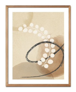 Obraz na płótnie styl Boho kremowy 43x53cm