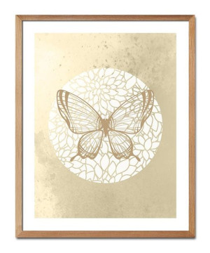 Obraz na płótnie styl Boho kremowy 43x53cm
