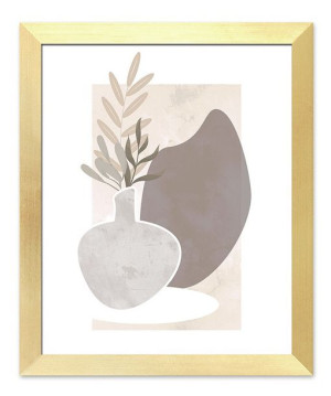 Obraz na płótnie styl Boho kremowy 23x28cm