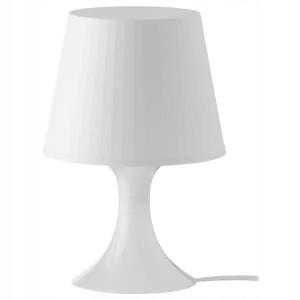 Lampa Stołowa Nocna Lampa Ikea Biała