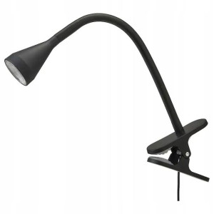 Lampa Led Ścienna Lampka Reflektor Z Klamrą Czarny