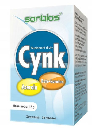 Sanbios Cynk + Acerola + Beta-karoten