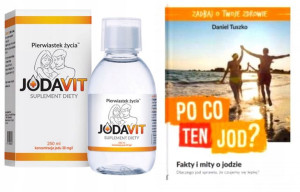 JODAVIT + książka PO CO TEN JOD Jodavita JOD płyn