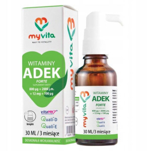 MyVita ADEK FORTE witaminy A D E K 30ml pompka