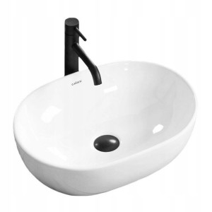 Umywalka Ceramiczna Nablatowa Karen White Biała