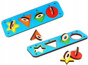 Puzzle Geometryczne Tablicy Manipulacyjnej V1