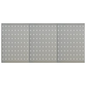 Lumarko Ścienne płyty perforowane, 3 szt., 40x58 cm, stal