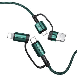 Joyroom 4w1 kabel do ładowania USB Typ C / USB - USB Typ C / Lithtning QC