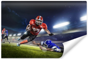 Fototapeta NA ŚCIANĘ 3D dla Chłopców SPORT Piłkarska 405cm x 270cm