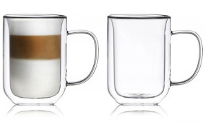 EZYSTYLE Szklanki termiczne z podwójną ścianką 270 ml - 2 szt.