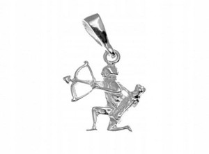 Srebrny Znak Zodiaku Strzelec -boniche-hit!!!