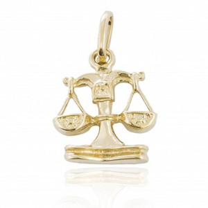 Złote Znaki Zodiaku Waga Pr333 Pudełko Gratis!!