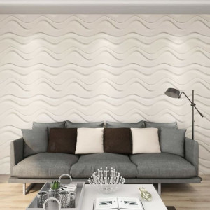 Lumarko Panele ścienne 3D, 24 szt., 0,5x0,5 m, 6 m²