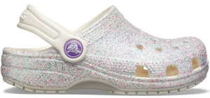 Klapki Crocs dla dzieci Classic Glitter Clog kolorowe 205441 159