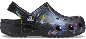 Klapki Crocs dla dzieci Classic Out Of This World II Clog czarne 206818 001