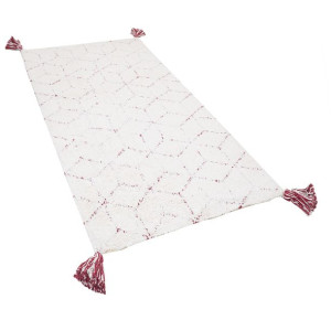 Dywan Shaggy 80 x 150 cm biały SAKARYA