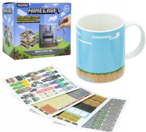 Kubek Minecraft Built A Level Z Naklejkami Prezent