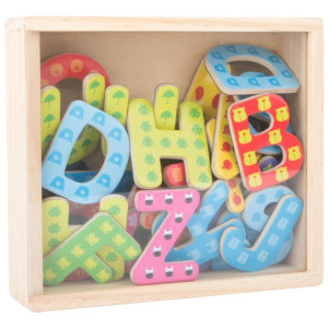 Small Foot Zestaw magnetycznych liter w pudle