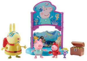 Character 07172 Świnka Peppa podwodne przyjęcie zestaw figurek