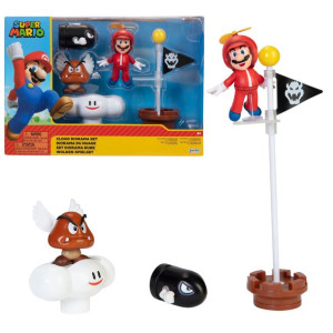 Jakks Super Mario zestaw Cloud Diorama Set 5 figurek