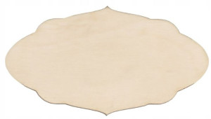 TABLICZKA DREWNIANA do zdobienia DECOUPAGE 9x5 cm
