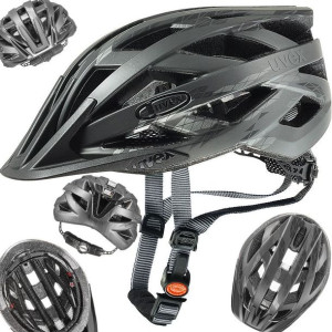 Kask Uvex I-vo Cc Black-smoke Mat 52-57cm