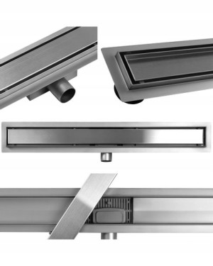 Odpływ Liniowy Odwodnienie Eco Chrom Dwustronny 60 cm Calani
