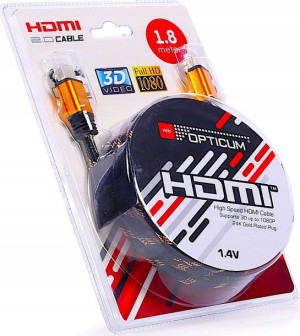 Kabel Hdmi-hdmi 2.0a 4k Profesjonal 1,8m Hd 19pin