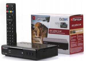 Tuner Naziemnej DVB-T Lion 5-M H.265 HEVC Opticum