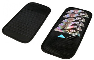 Czarny ORGANIZER ETUI album 12 CD do SAMOCHODU +
