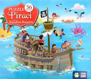 Puzzle 56 Duże Elementy Układanka Puzle Mikołajki