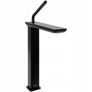 Bateria Umywalkowa Rea Modo Black Czarna Wysoka