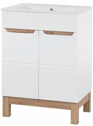 Bali White 820 Szafka 60 Cm Z Umywalką