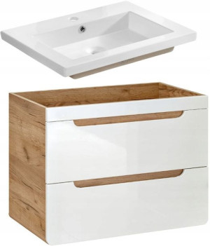 Aruba 820 60 Cm Z Umywalką Spirit White 60