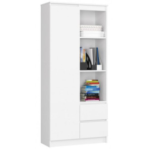 Regał Biurowy R 80cm Clp R11 Biały